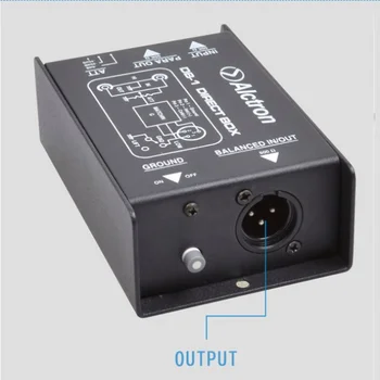 Alctron Passive Direct Box мини-дрель аудио-преэффектор для ноутбука интерфейс DB-1 Высокое качество Хорошая цена