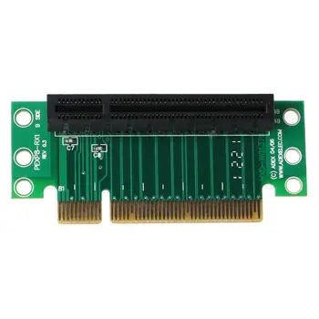 PCI для карты EXPRESS 8X Riser Card Адаптер с правым стояком под углом 90 градусов для компьютерных аксессуаров 1U/2U