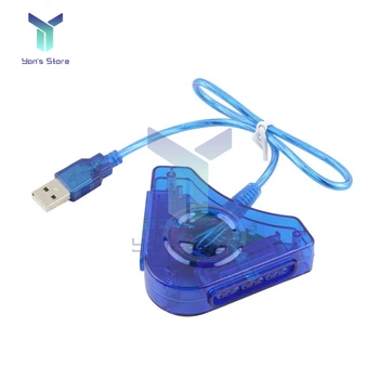 USB2.0 Кабель-адаптер интерфейса PS2 к ПК Для PS1 PS2 PSX к ПК USB-контроллер Двойной игровой контроллер Playstation 2PC USB Joypad