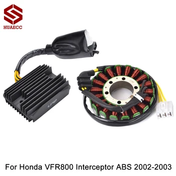 Катушка статора генератора + Регулятор напряжения Выпрямителя для Honda VFR800 VFR 800 Interceptor ABS 2002-2003