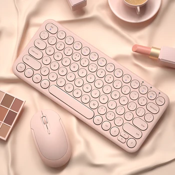 Мини Беспроводная клавиатура и мышь для Macbook Pro, портативная игровая клавиатура, набор мышей для ПК, клавиатура для ноутбука