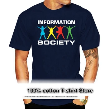 Обложка альбома Information Society, мужская футболка, Новая волна фристайла 80-х восьмидесятых